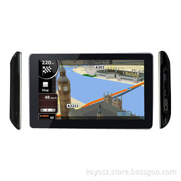 Car GPS Navigator with 88 to 108Hz, Supports FM Transmitter and 468MHz CPU